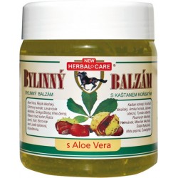 Bylinný balzám s kaštanem koňským 500 ml s Aloe Vera