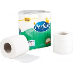 Toaletní papír PERFEX BONI 4 ks 2vrst. bílý