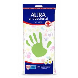 Aura vlhčené ubrousky 20 ks
