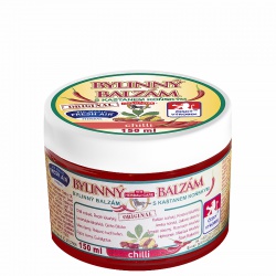 Bylinný balzám s kaštanem koňským 150 ml s chilli
