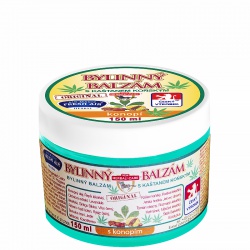 Bylinný balzám s kaštanem koňským 150 ml s konopím