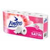 Toaletní papír Linteo satin bílý 8 rolí 3 vrstvy 15 m