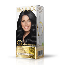 Barva na vlasy MAXX DELUXE PREMIUM Černa 1.0
