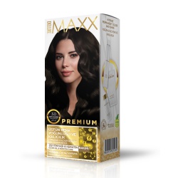 Barva na vlasy MAXX DELUXE PREMIUM Tmavě hnědá 3.0