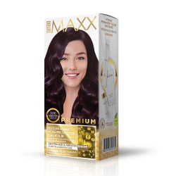 Barva na vlasy MAXX DELUXE PREMIUM Tmavě fialová 3.66