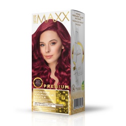Barva na vlasy MAXX DELUXE PREMIUM Granátové jablko 5.65