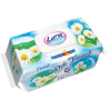 LARA vlhčené ubrousky 120 ks klip Chamomile