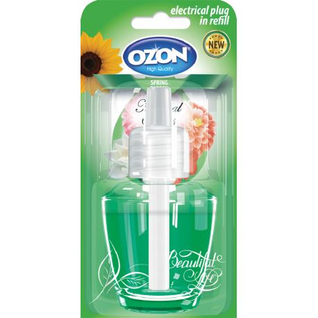 Ozon náhradní náplň elektrického osvěžovače 19 ml Spring Garden