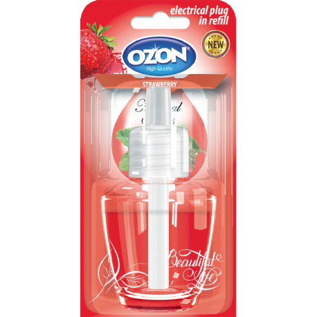 Ozon náhradní náplň elektrického osvěžovače 19 ml Strawberry