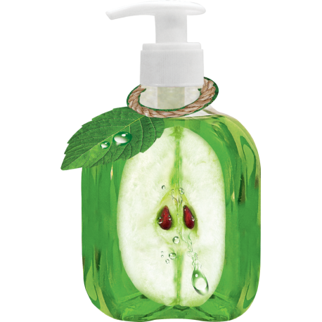 LARA tekuté mýdlo s dávkovačem 375 ml Green Apple