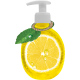 LARA tekuté mýdlo s dávkovačem 375 ml Lemon