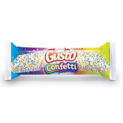 Gusto CONFETTI dort (mléčný krém a barevné granule) 50g