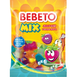 Bebeto želé bonbony Mix 80g (6x12)