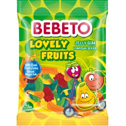 Bebeto želé bonbony Lovely Fruits 80g (6x12)