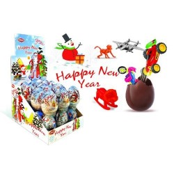 Happy New Year Egg 25g- Cokoladová vajíčka s hračkou