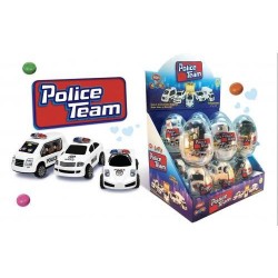 Police Team Toys 10g-Plastové vajíčko s hračkou