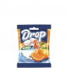 DROP Orange měkké žvýkací bonbony s ovocnou náplní 90 g