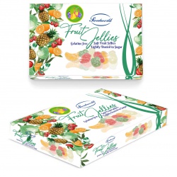 FRUIT JELLIES (kyselé želé posypané cukrem) 200 g