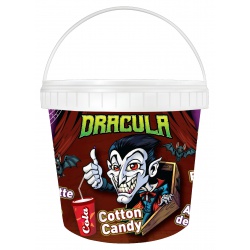 Lolliboni cukrová vata Dracula kyblík 50 g - Cola
