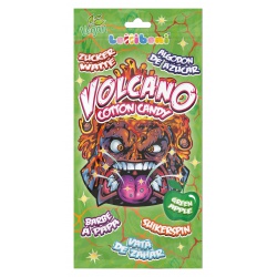 Lolliboni cukrová vata Volcano sáček 60 g - Green apple