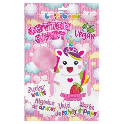 Lolliboni cukrová vata Jednorožec sáček 60 g - Strawberry