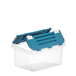 Trasparentní hluboký uložní box 10 L