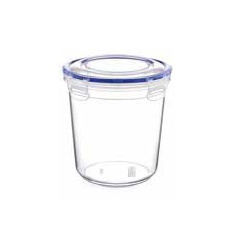 Kulatá, hluboká dóza s klipem 1700ml