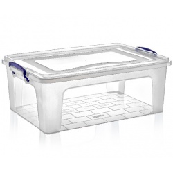 Transparentní uložní box 21L
