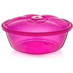 Transparentní mísa s víkem 29L