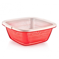Transparentní cedník 6L-set