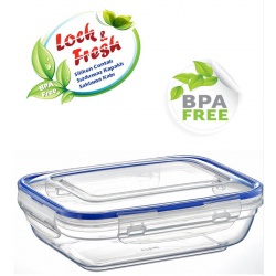 Obdélníková dóza s klipem 2725 ml