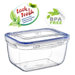 Obdélníková dóza s klipem 3000 ml
