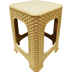 Plastová stolička velká,výška 45cm - béžová