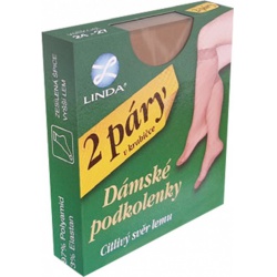 ZUZKA dámské podkolenky citlivý svěr lemu 2 páry